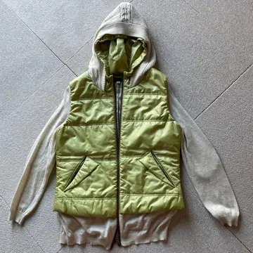 vivapresto 후드 부착 다운 베스트