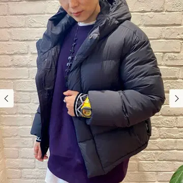 GYMPHLEX / 화이트 구스 다운 자켓 사이즈 14 / 블랙