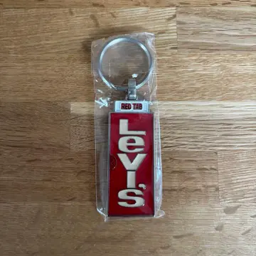 [ 미개봉 ] LEVI'S 리바이스 키링 레드 탭 실버 탭