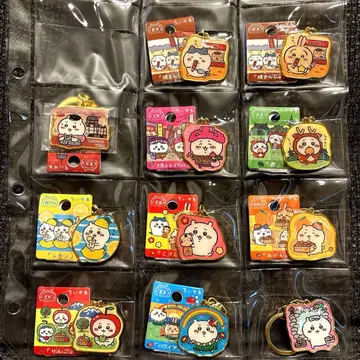 치이카와 (먼작귀) 지역 한정 디자인 키링 토끼 하치와레