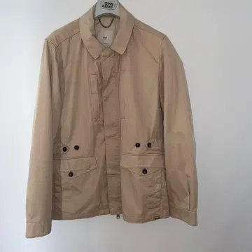 MNG 베이지 더블 버튼 자켓