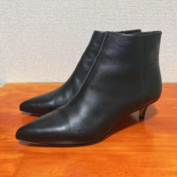 1회 착용 파비오 루스코니 천연 가죽 블랙 24cm