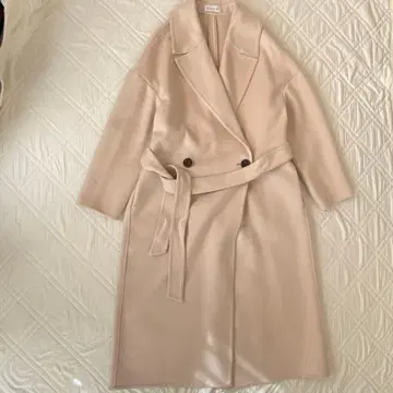 PLST 울 블렌드 리버 코트 베이지 S 사이즈