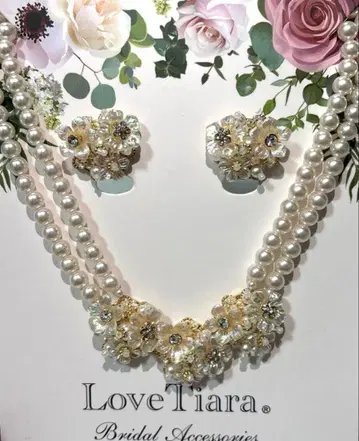 [ Love Tiara ] 목걸이, 귀찌