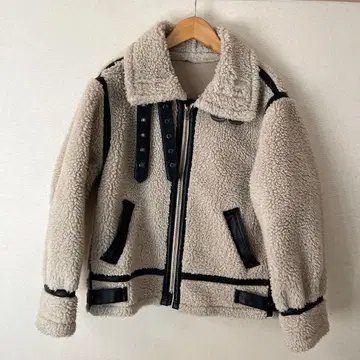 Ungrid 언그리드 아우터 무스탕 보아 블루종 여성용 S