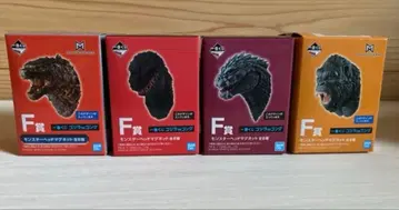 제일복권 고질라 VS 콩 F상 몬스터 헤드 마그넷 미개봉 4개 세트