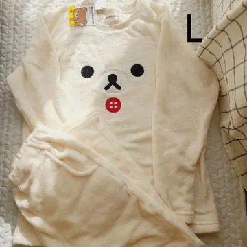 새상품 코리락쿠마 복슬복슬 파자마 룸웨어 L 리락쿠마