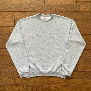 00s Hanes 맨투맨 그레이 무지 S