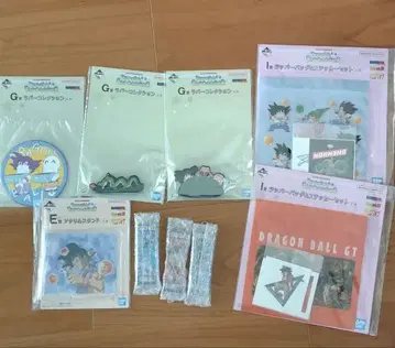 드래곤볼 스티커 러버 제일복권 G상 I상 묶음 판매