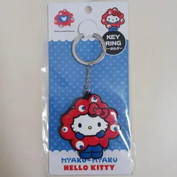 오사카 간사이 박람회 한정 미야쿠미야쿠 변신 키티 러버 키링