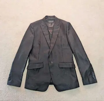 GALLIVANT 슈트 상하의 광택 블랙 전체 안감