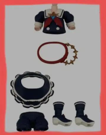 링크 트래블러스 블랙 헤어 아이돌 의류 [ 네이비 ] (상의)(하의)