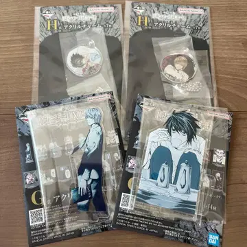 데스노트 제일복권 G상 아크릴 스탠드 H상 아크릴 참 야가미 라이토 L