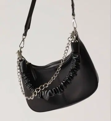 Lui's 루이스 합성 가죽 나일론 콤비 하프문 백