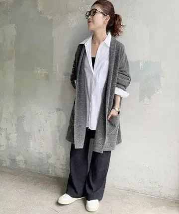 Spick and Span 이탈리아얀 뉴앙스로브 가디건