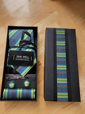 [ 새상품 ] SAM WELL INTERNATIONAL 넥타이 세트