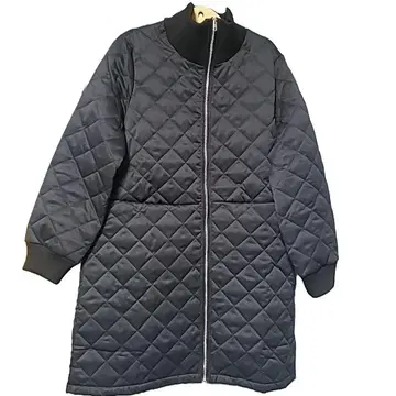 여성용 퀼팅 코트 블랙 미사용 택 포함