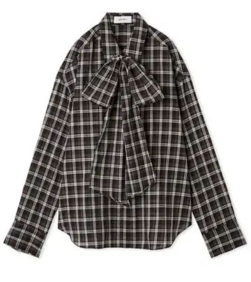 Mila Owen 2way 셔츠 카라 시어 보타이 블라우스