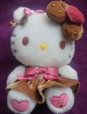 [ 새상품급 ] 헬로키티 콜라보 GODIVA 2024 봉제 인형