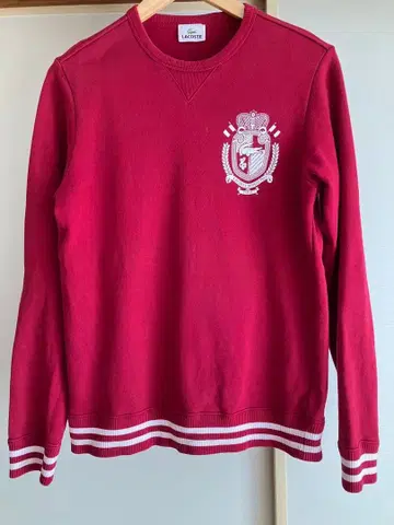 LACOSTE / 트레이닝복 맨투맨 / 크림슨 / 사이즈 3