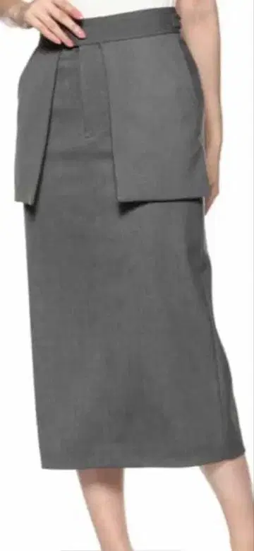 HYKE 그레이 타이트 스커트 이번 시즌 현행 모델