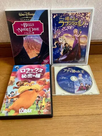 라푼젤 노트르담의 종 아나와 눈의 여왕 로랙스 아저씨