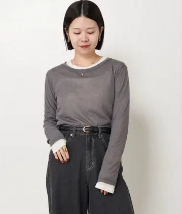 제나 에스파스 멜베이유 2세트 시어 롱T 피라코