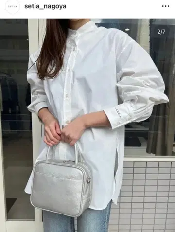 setia 숄더백 실버