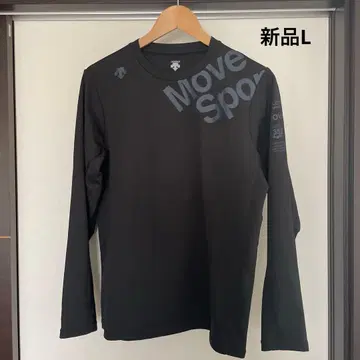 새상품 Move Sport 블랙 긴팔 T셔츠 보온 스트레치 남성용 L