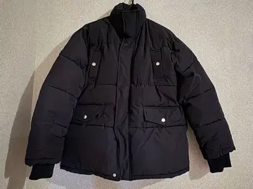 다운 자켓 프론트 버튼 포함