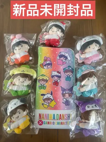 [ 새상품 ] 나니와단시 치비누이 로손 7개 세트 & 파우치