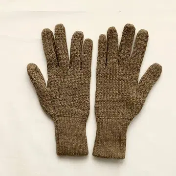 장갑 울 프랑스제 카키 벼룩시장