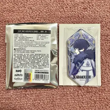 원신 방랑자 스카라무슈 캔뱃지 엄상과 광염 공식 정품 1