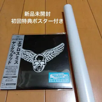 첫 구매 혜택 포스터 포함 [ 원 모어 타임 ] 에어로스미스&영 블러드