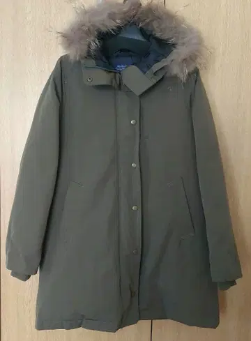 충전솜 다운 코트 다운 자켓 카키 M 사이즈