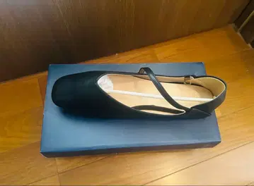 스트랩 발레 슈즈 블랙 사이즈 41