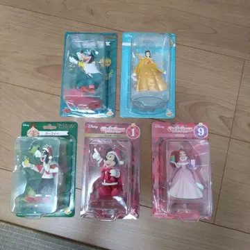 5개 세트 Happy 복권 디즈니 크리스마스 오너먼트 복권