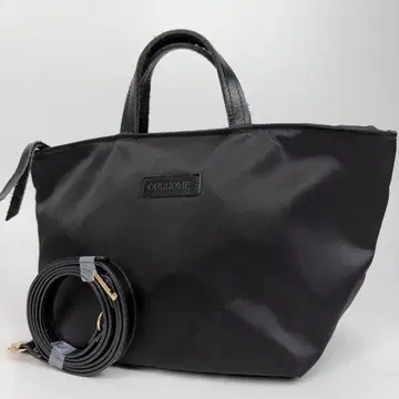 새상품급 OURHOME 나일론 토트백 2way 숄더 블랙 M