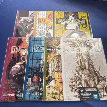 데스노트 제일복권 1번 복권 F상 클리어 포스터 7종