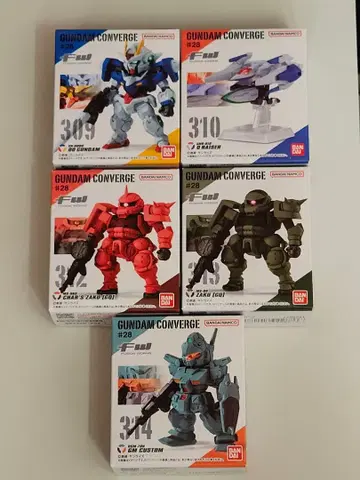 건담 컨버전스 #28 5종