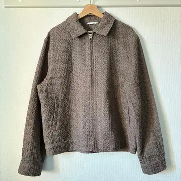 브라운 집업 자켓