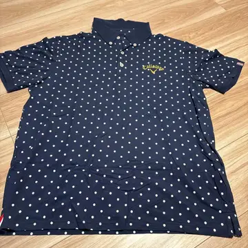 Callaway X SERIES 도트 무늬 셔츠 LL