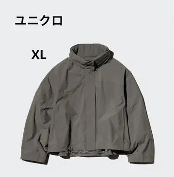 유니클로 윈드프루프 스탠드 블루종