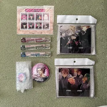 럭키독1 아크릴 플레이트 씰 캔뱃지 키링 9종 세트