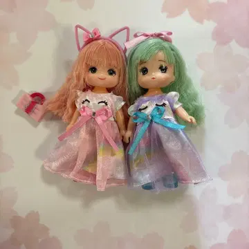 쌍둥이 여동생 리카짱 몽환룩 컬러풀 헤어 미키마키짱