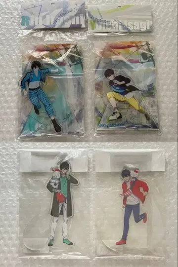 블루 록 산리오 문구 카페 아크릴 스탠드 이사기 요이치 이토시 린