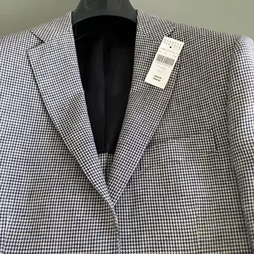 미사용 새상품 하와이 구매 Pattrell 테일러드 자켓 하운드 투스