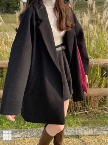 루즈 테일러드 코트