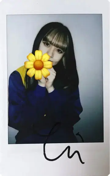 midoriko ExWHYZ 폴라로이드 사인 포함