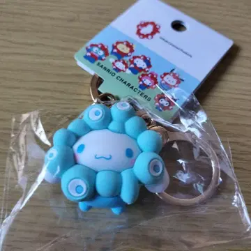 산리오 미야쿠미야쿠 파스텔 시나모롤 키링 시나몬 만박